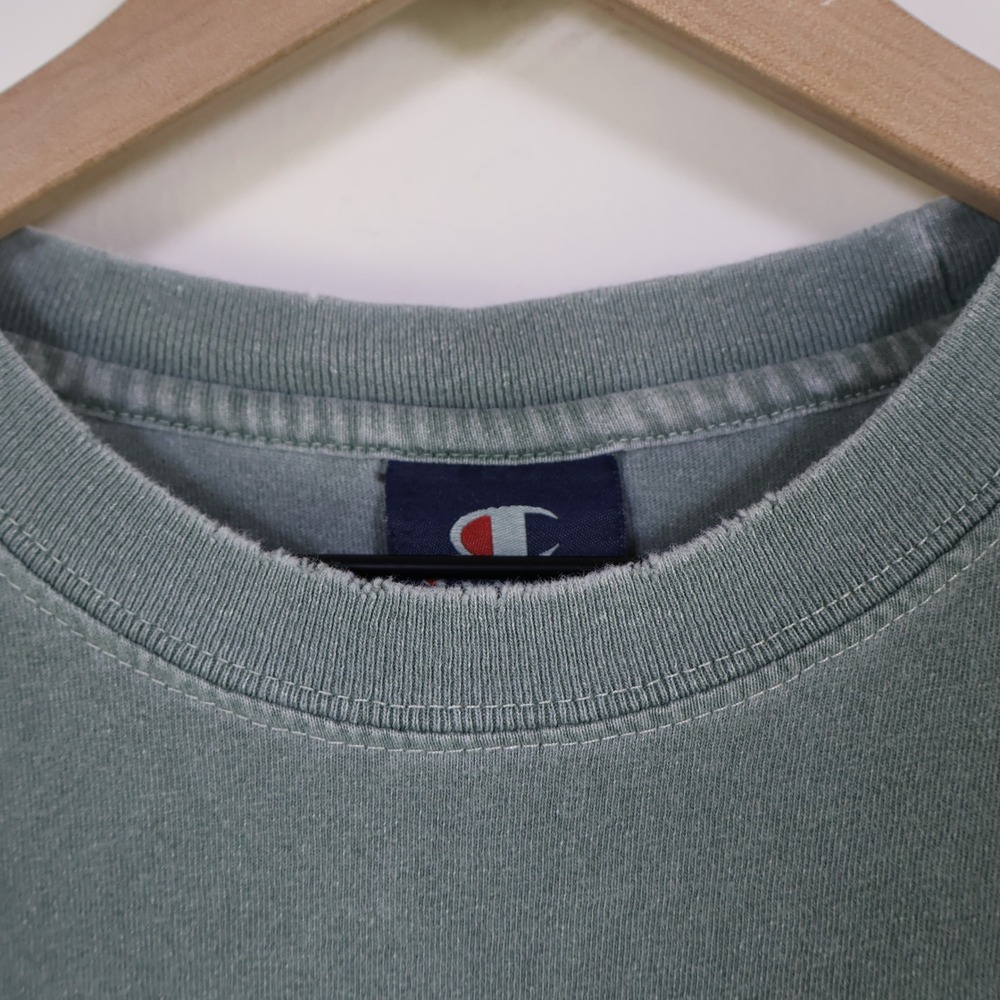 Vintage Champion University of Denver Graphic T-Shirt XL Faded Teal Cotton - Picture 6 of 11